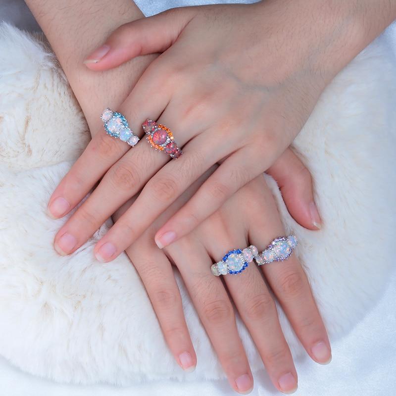 Lux - Fire Opal Granatring | Skanto