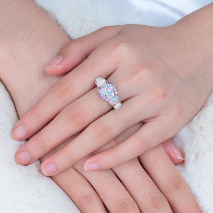 Lux - Fire Opal Granatring | Skanto