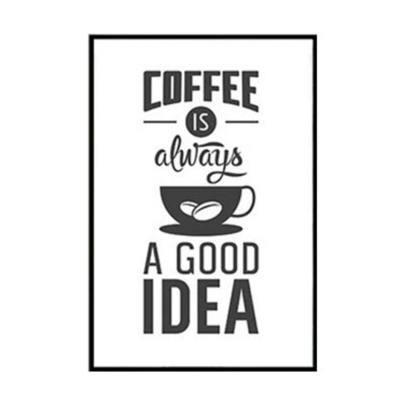 Coffee Time - Lerret Veggkunst Maleri | Skanto