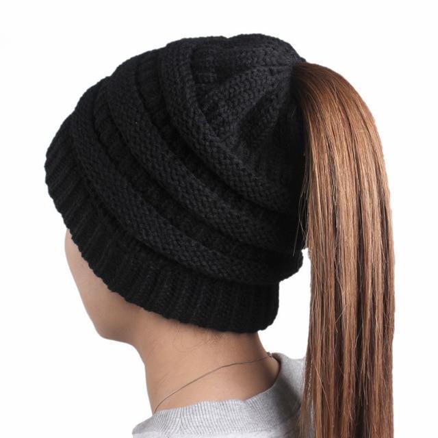 Skanto | Hestehale Beanie Hatt for Damer