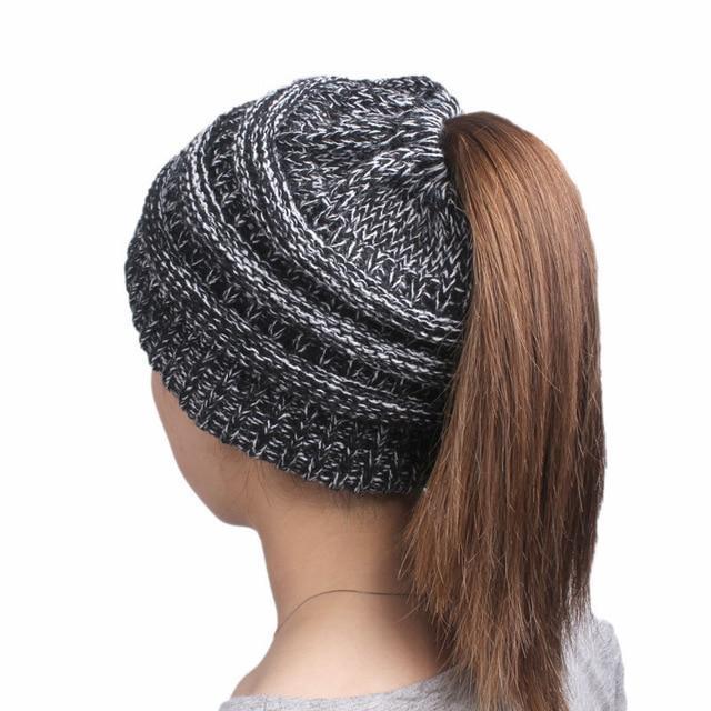 Skanto | Hestehale Beanie Hatt for Damer