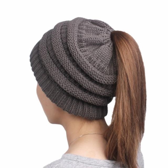 Skanto | Hestehale Beanie Hatt for Damer