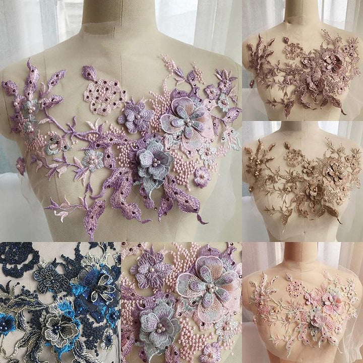 Brodert Perle Blomst Sybar Patching | Skanto