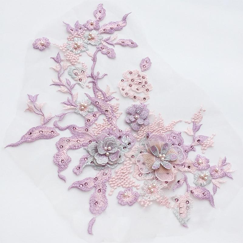 Brodert Perle Blomst Sybar Patching | Skanto