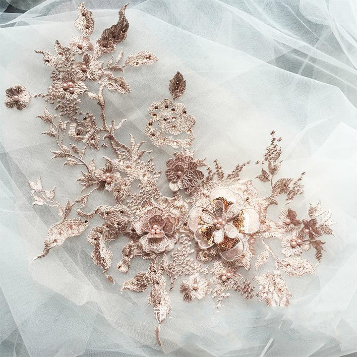 Brodert Perle Blomst Sybar Patching | Skanto