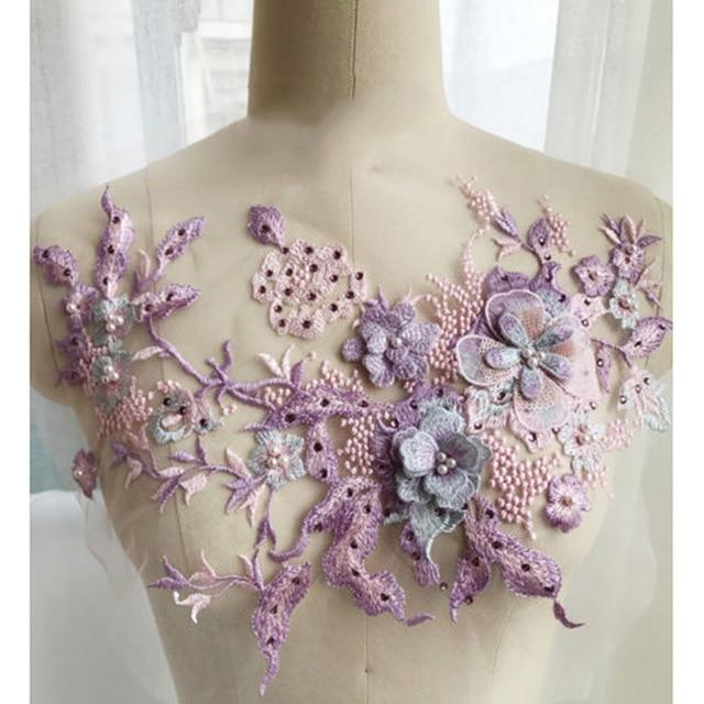Brodert Perle Blomst Sybar Patching | Skanto