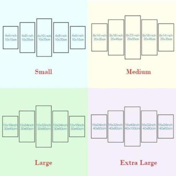 Abstracte Farb Gehirn Partition - Lerret Veggkunst Maleri | Skanto