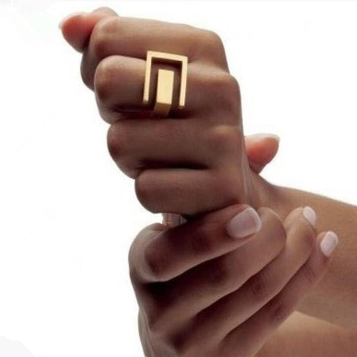 Primrose - Chunky Square Ring | Skanto
