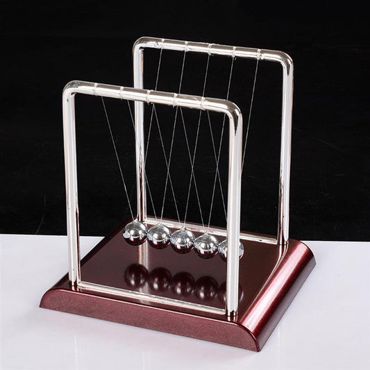 Norvo | Newton'S Cradle Skrivebordsleketøy For Fysikkdemonstrasjon, Kompakt Stål Stressavlastnings Skrivebords Tilbehør
