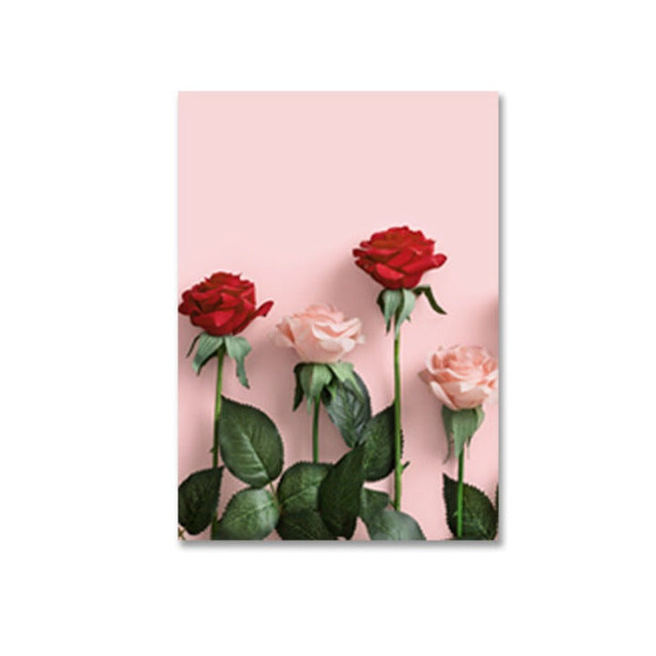 Moderne veggkunst med roser – bare gode vibber!