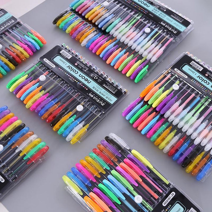 Glitzerly Glitter Gel Penner Set | Skanto