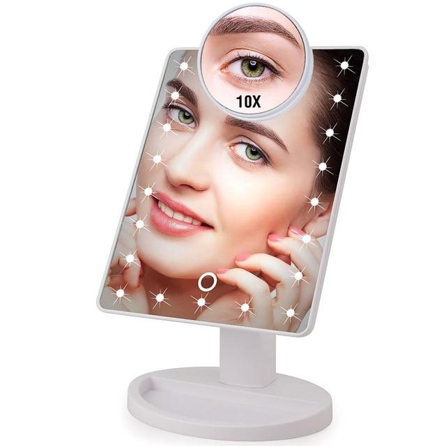 22 LED Makeup Speil | Skanto