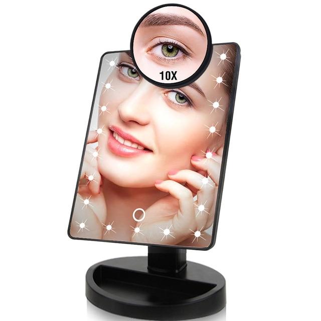22 LED Makeup Speil | Skanto