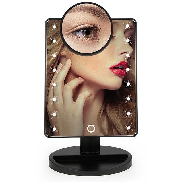 22 LED Makeup Speil | Skanto