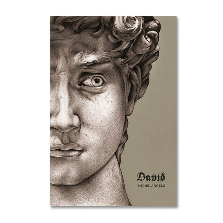 Day Dream David - Lerret Veggkunst Maleri