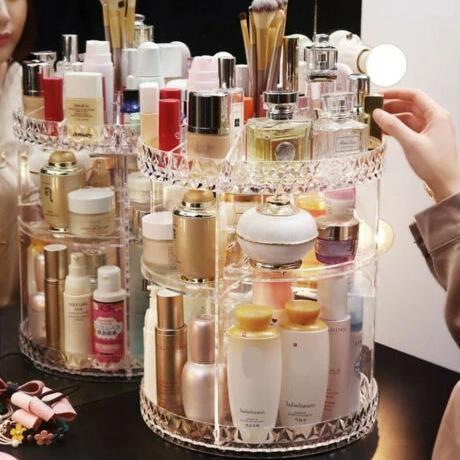 Crystal Cosmetic Storage Box | Skanto