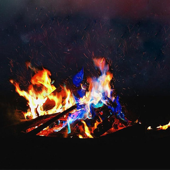 FireColor - Magisk Fargerik Ild Pulver | Skanto