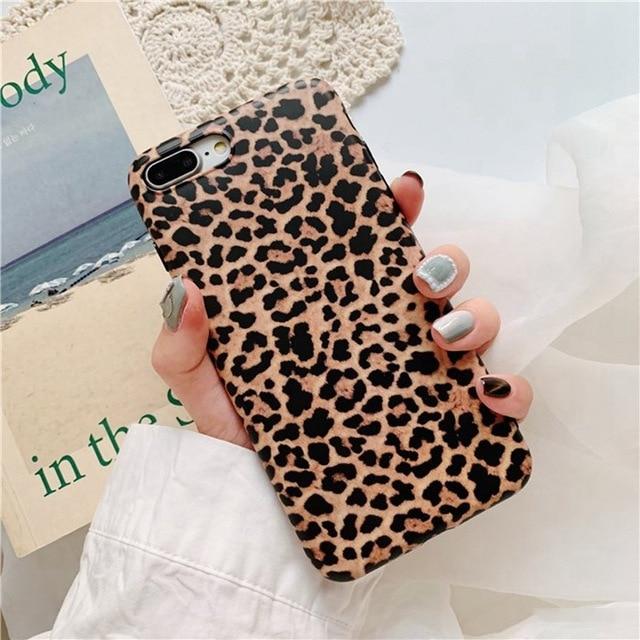 Luksuriøs leopardtrykk telefondeksel | Skanto