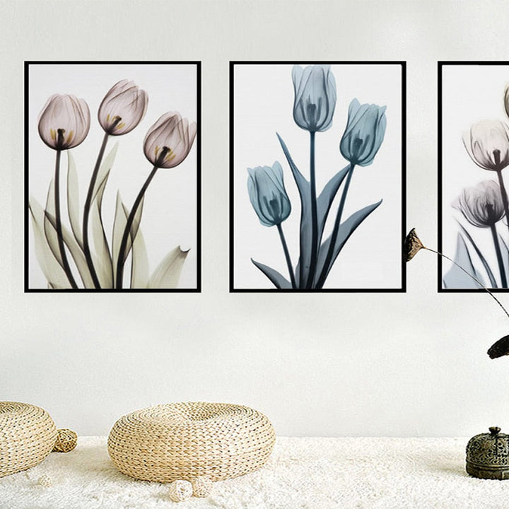 Moderne europeisk tulipan – lerretbilde