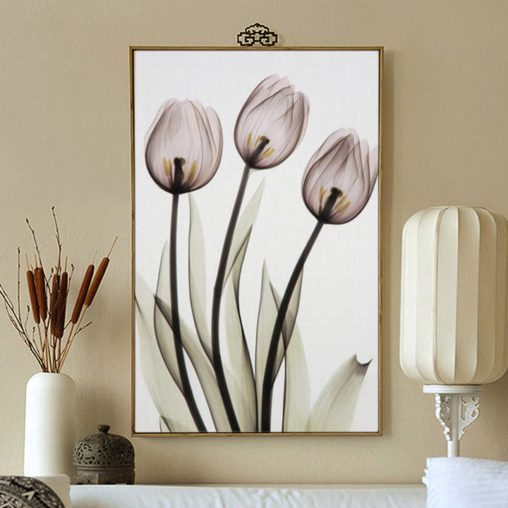 Moderne europeisk tulipan – lerretbilde