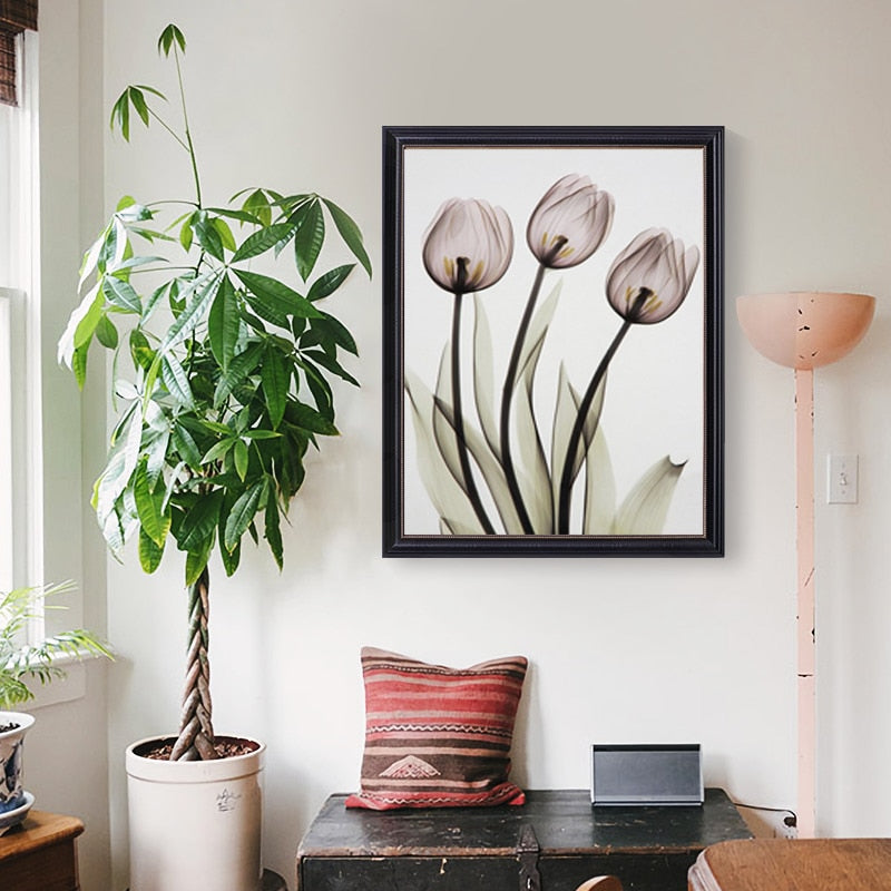 Moderne europeisk tulipan – lerretbilde