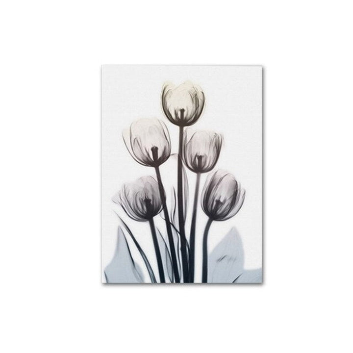 Moderne europeisk tulipan – lerretbilde