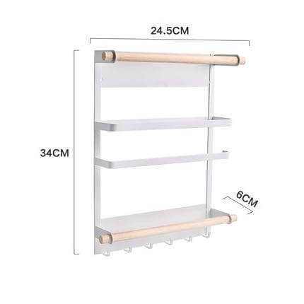 Magnetisk Smart Kjøkkenhylle Organizer | Skanto