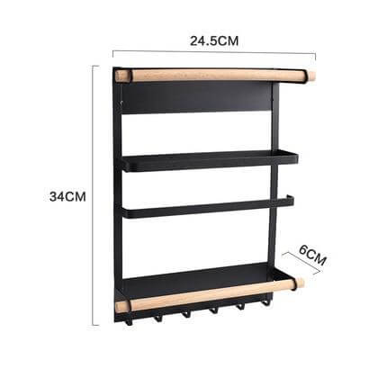 Magnetisk Smart Kjøkkenhylle Organizer | Skanto