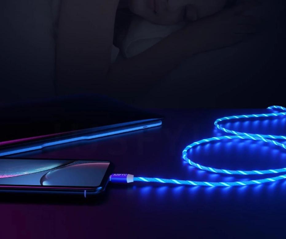 Bryte - LED Mobiltelefon Laderkabel | Skanto