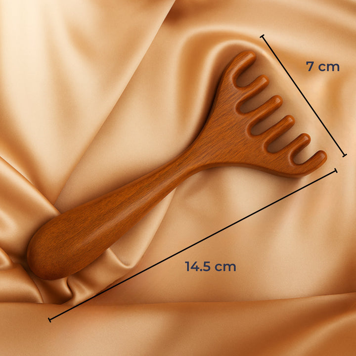 Anti-statisk Meridian Design – Mild hodebunns stimulering – Avslapning & Hårpleie Skanto