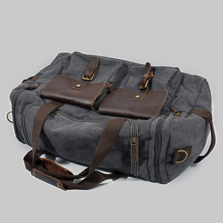 Skanto | Vanguard Voksduker & Lær Reise Duffle – 36,5L