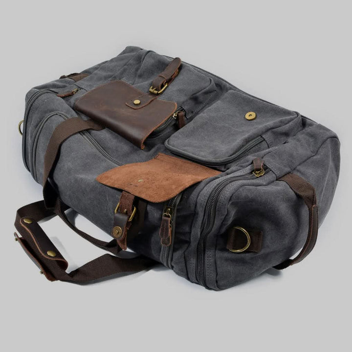 Skanto | Vanguard Voksduker & Lær Reise Duffle – 36,5L