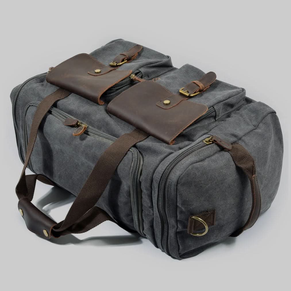 Skanto | Vanguard Voksduker & Lær Reise Duffle – 36,5L
