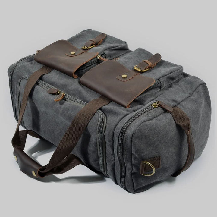 Skanto | Vanguard Voksduker & Lær Reise Duffle – 36,5L