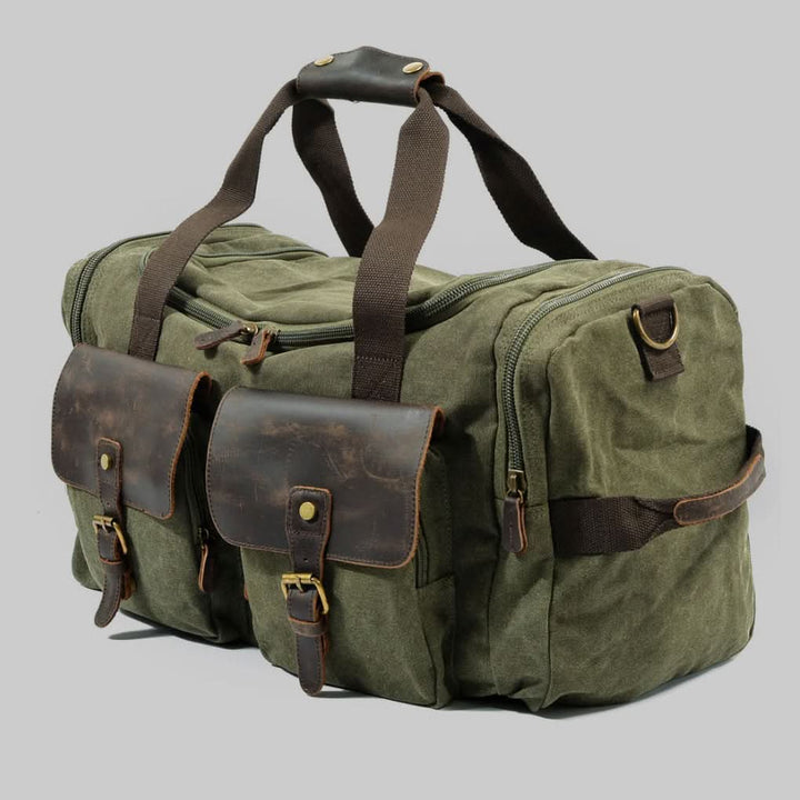 Skanto | Vanguard Voksduker & Lær Reise Duffle – 36,5L