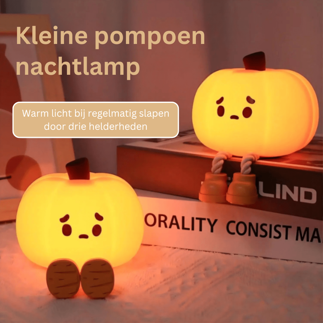 Skanto | Pumpkinshape – Beroligende gresskarformet nattlys for avslappet barns søvn