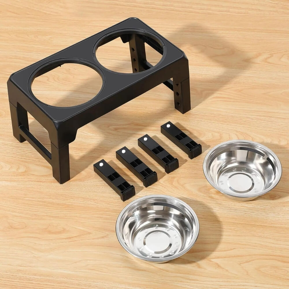 PupLift Hevet Hundeskål – Ergonomisk & Langsom Fôring for Sunne Måltider | Skanto