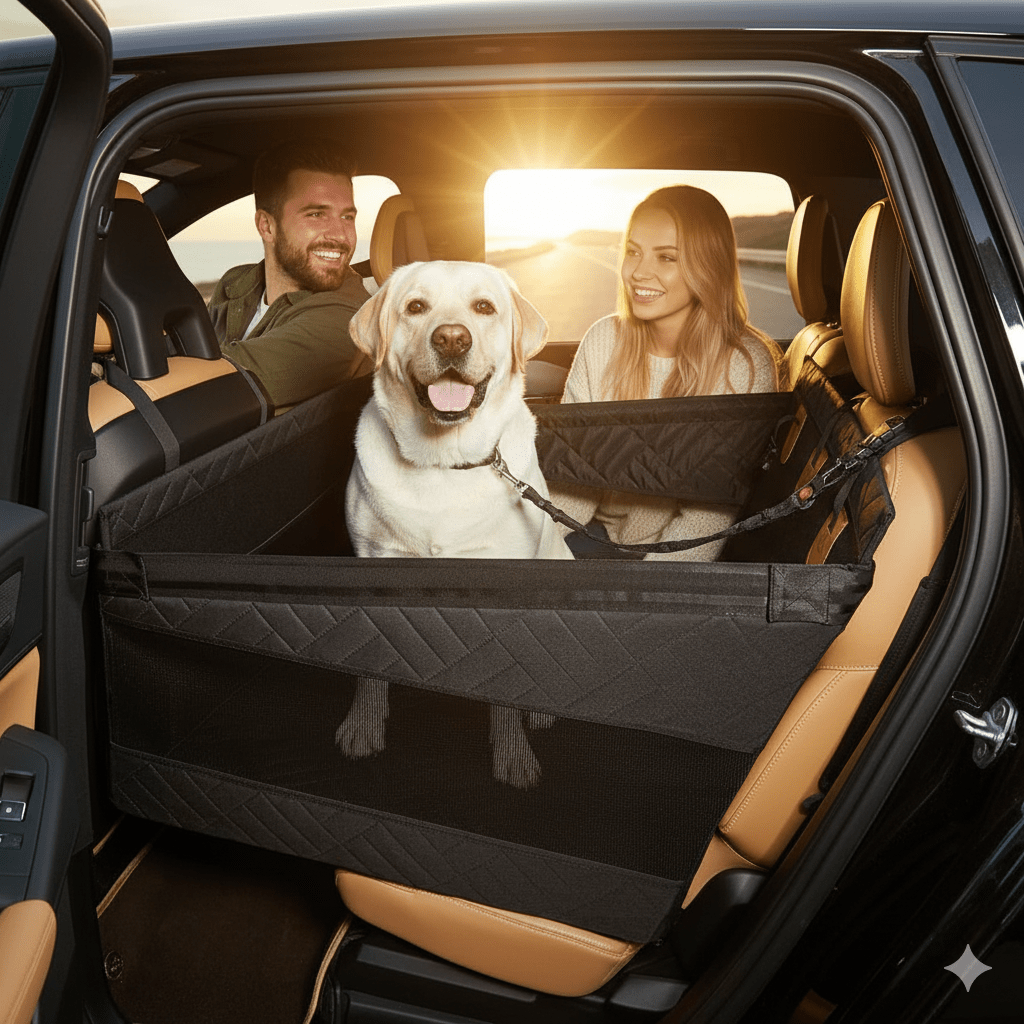 Skanto | PUPPPROTECTOR Plus – Vanntett minneskum bilsete matte for hunder