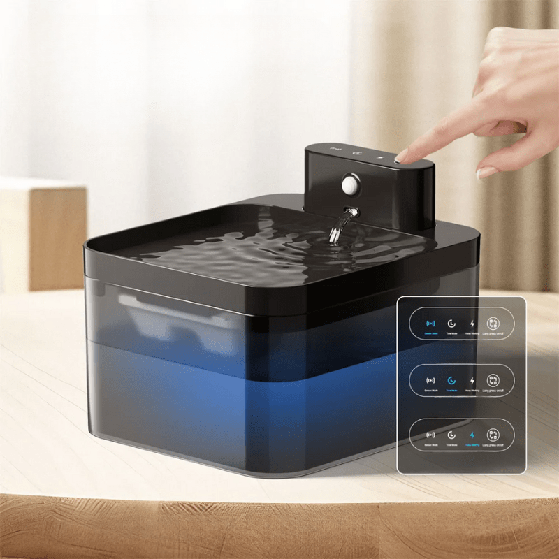 Skanto | PUREFLOW Fontene – Smart katt vannfontene med bevegelsessensor og filtrering
