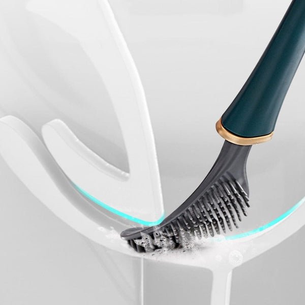 Skanto | PureScrub – Hygienisk Silikon Toalettbørste med Holder