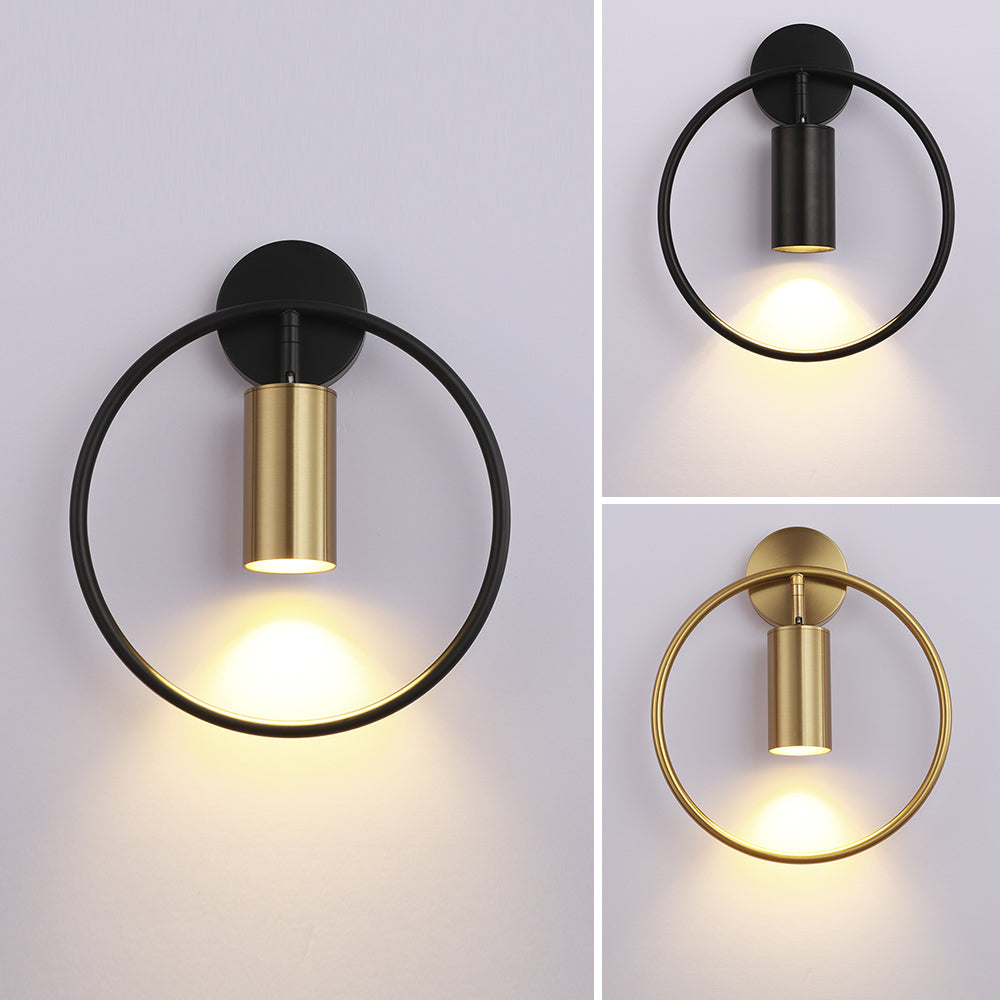 FlammeStylée – Gylden Vegglampe for Elegant Atmosfære Skanto