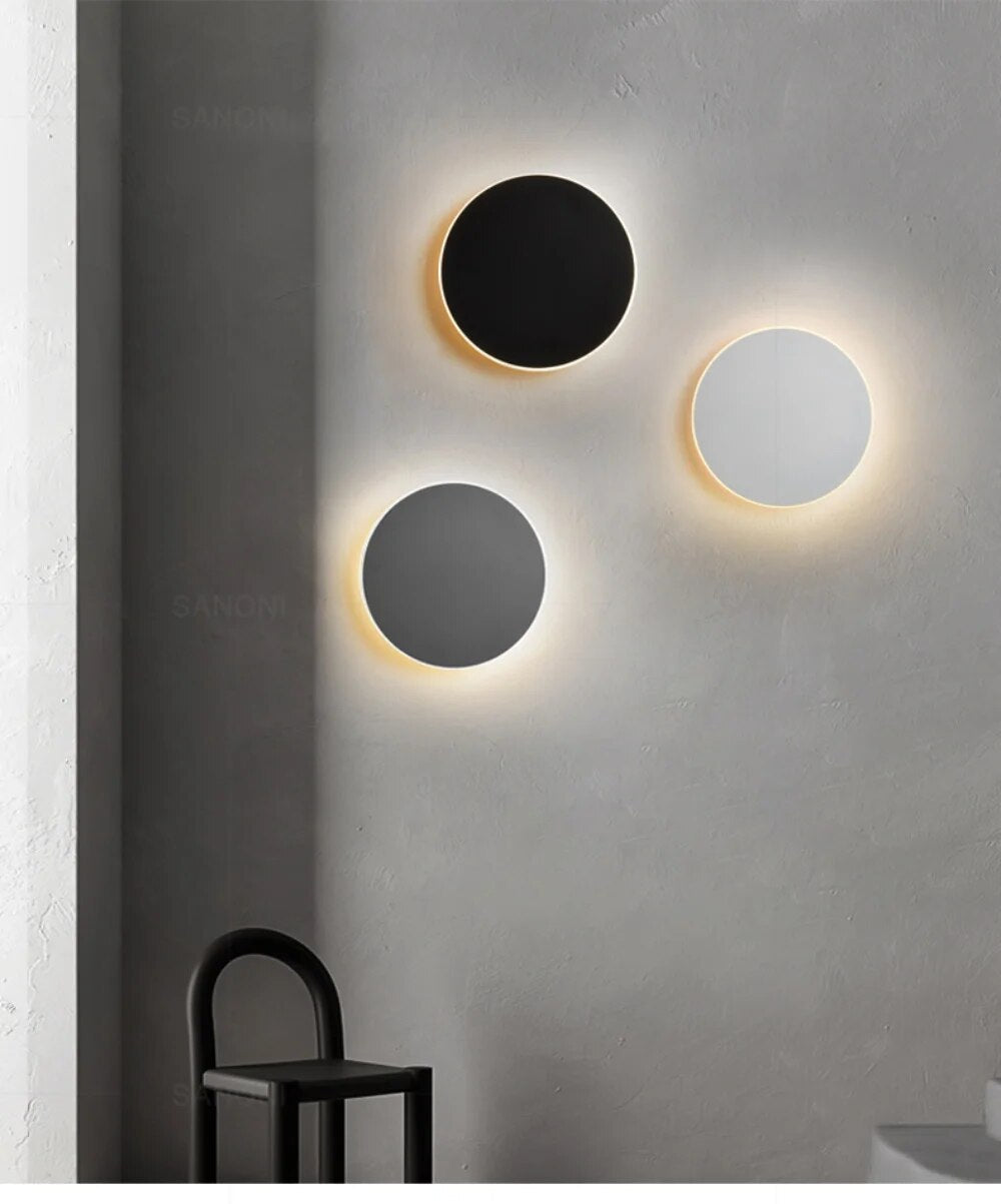 Skanto | Moderne rund LED vegglampe for stilfull ambient belysning