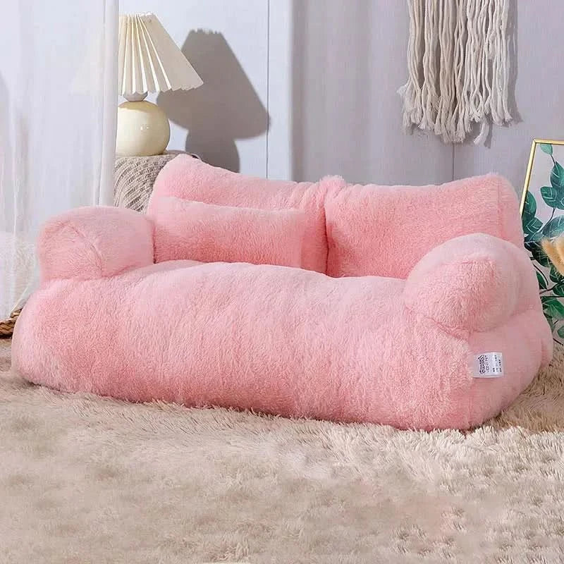 Skanto | Pet Sofa Pro – Beroligende Pet Bed med Hevet Kant for Mindre Stress