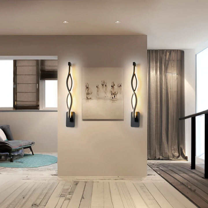 ÉclatHarmonieux – Elegant Vegglampe for en Avslappende Atmosfære Skanto