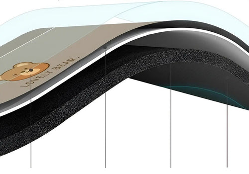 Skanto | Hurtigtørkende Super Absorberende Rutsjfritt Kjøkkenteppe - SplashEase