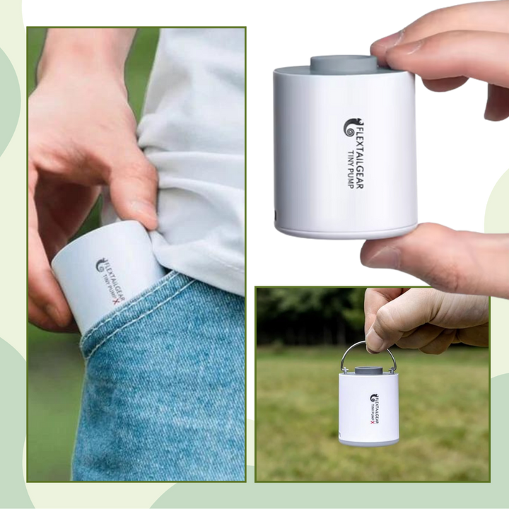 Liten Pumpe for Rask Oppblåsing/Tømming