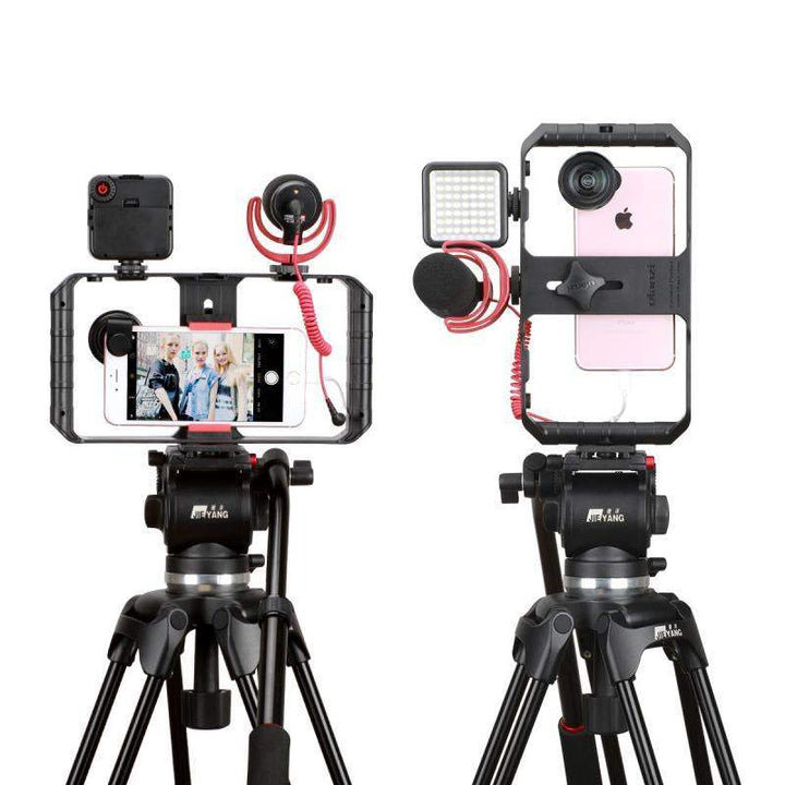 VideoGrip Smartphone Stabilizer – Profesjonell Film Bur med Kaldt Skofeste | Skanto