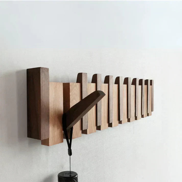 HarmonyCoat Piano Wood Kleshenger – Dekorative Kroker for Gang og Stue | Skanto