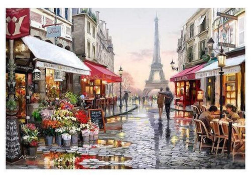 En regnfull dag i Paris - GemPaint sett | Skanto