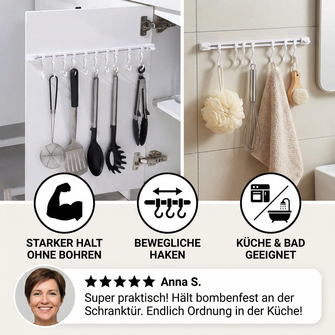 Selvklippende kroklist kjøkken & bad (2 stk.) | Skanto